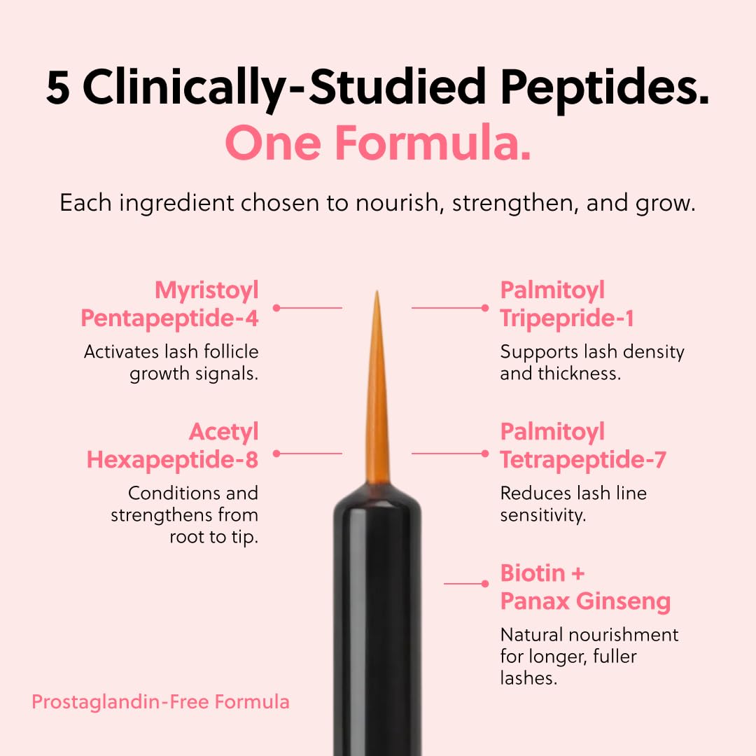 Eyelash Enhancing Serum - Peptide & Botanical Formula For Fuller-Looking Lashes