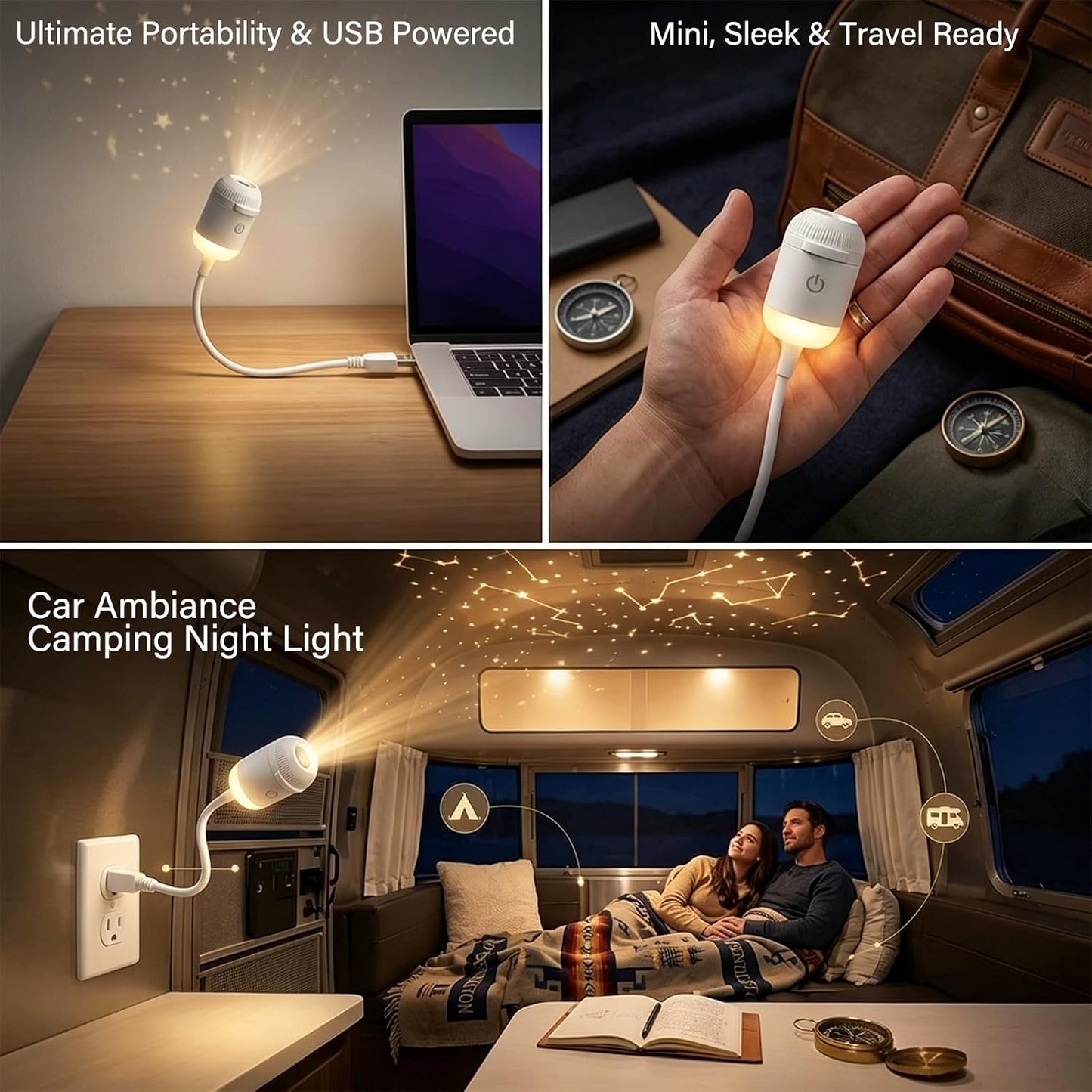 Galaxy Projector - Starry Sky Projection Light For Instant Room Transformation