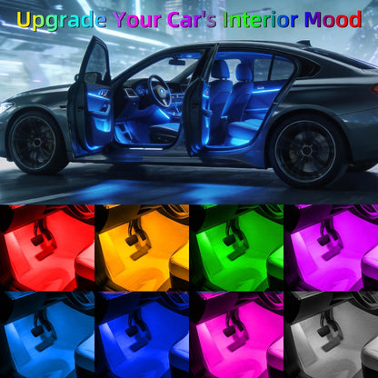 RGB LED Strobe Light Kit - Wireless Remote Multi-Mode Flashing For Night Riding Visibility & Safety Upgrade
