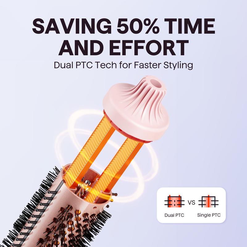 Ionic Thermal Blowout Brush - Ceramic Heat For Salon-Style Volume