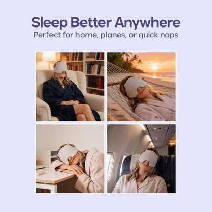 Weighted Sleep Mask – 360° Light Blocking Comfort For Deeper Sleep