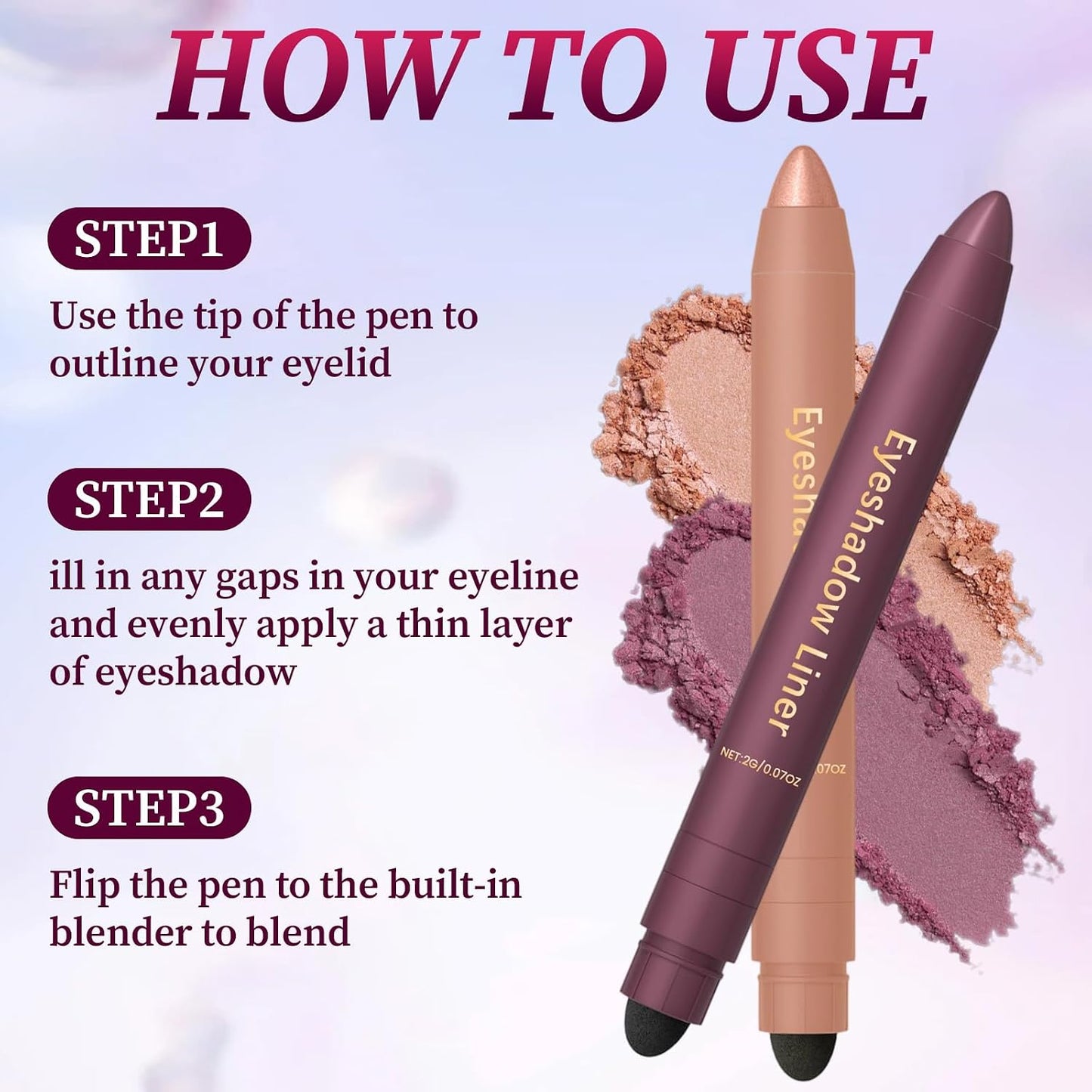 2-in-1 Shadow Liner Duo - Smokeshow & Gaze Set for Effortless Smoky Eye Definition