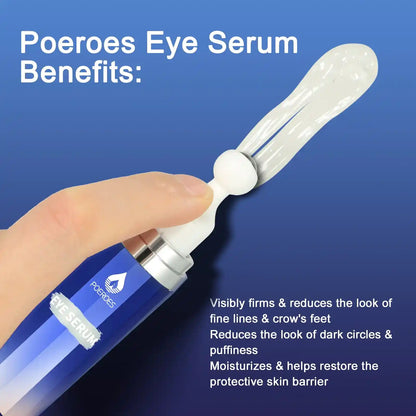 360° Cooling Roller Eye Serum - High-Strength Caffeine & Retinol Treatment for Dark Circles, Puffiness, and Wrinkles