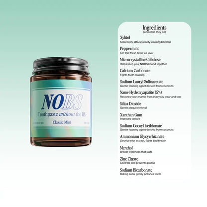 Toothpaste Tablets - Nano Hydroxyapatite Formula For Stronger Enamel