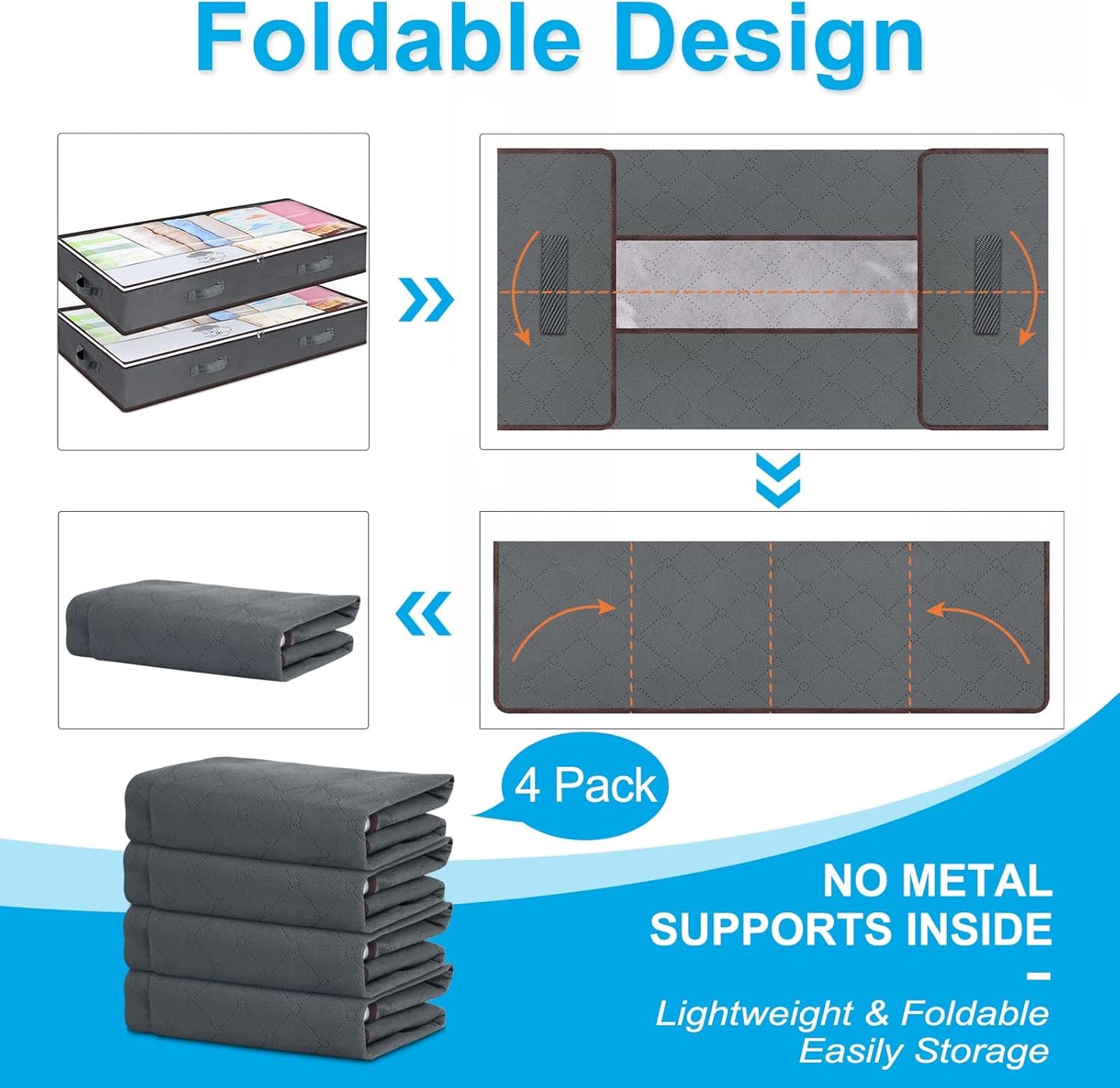 Reclaim Your Space — The 90L Massive Underbed Organizer That Ends Closet Chaos