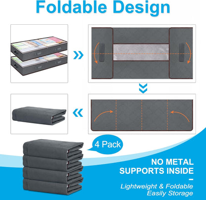 Reclaim Your Space — The 90L Massive Underbed Organizer That Ends Closet Chaos
