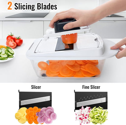 Ultimate 12-in-1 Multifunctional Food Chopper & Vegetable Cutter