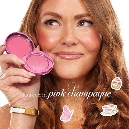 Blush & Glow Duo With Brush - Cream Color + Glow Powder For A Fresh Radiant Flush