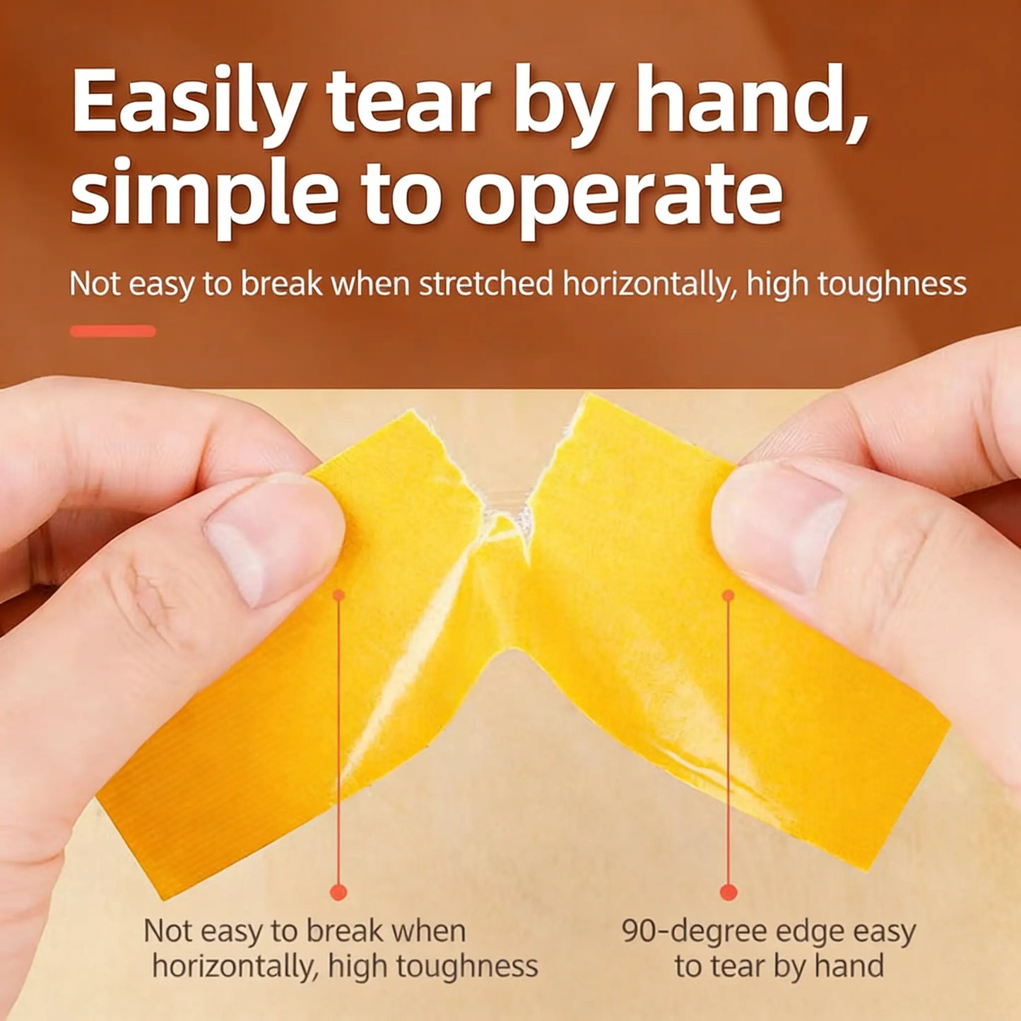 Heavy-Duty Double-Sided Tape - Strong Adhesive Fix For Quick No-Tool Home Solutions