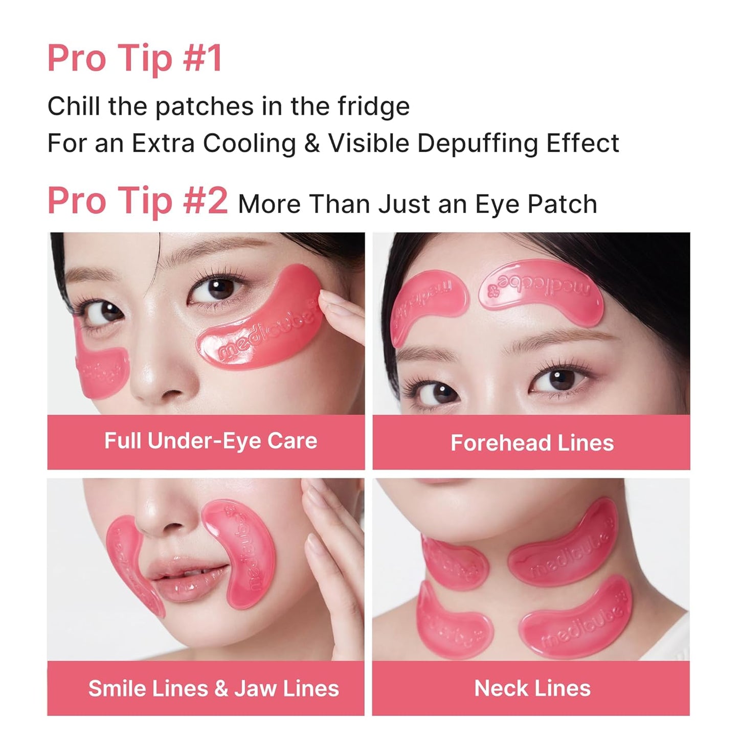 Hydrogel Eye Patches - Cooling PDRN + Collagen + NAD+ Formula For Visible Under-Eye Refresh
