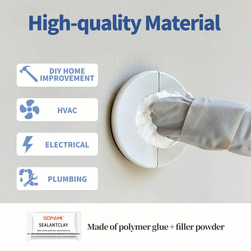 Sealant Clay - Moldable Waterproof Seal For Gaps & Cracks