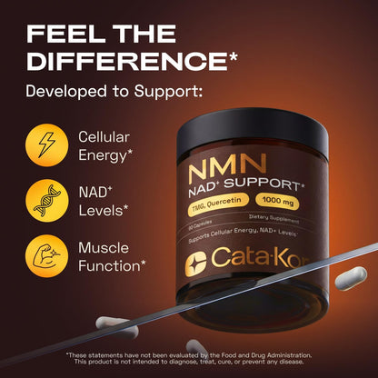 4-in-1 NMN Advanced Complex – NAD+ Booster with Resveratrol, Quercetin & TMG