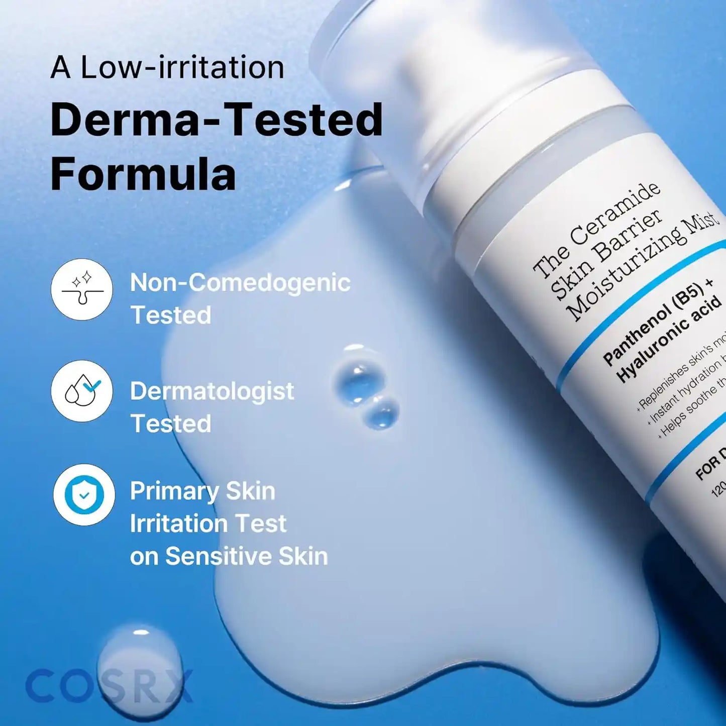 Ceramide Barrier Mist - Instant Hydration For Dry, Tight Skin Relief