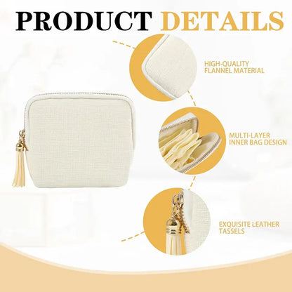 Travel Jewelry Organizer - 5 Compartments For Tangle-Free Storage