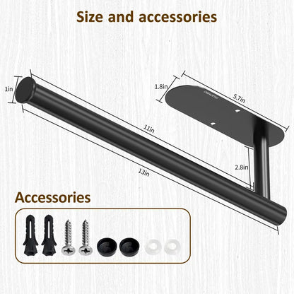 Under Cabinet Paper Towel Holder - Space-Saving Mount Design For A Cleaner, More Organized Kitchen