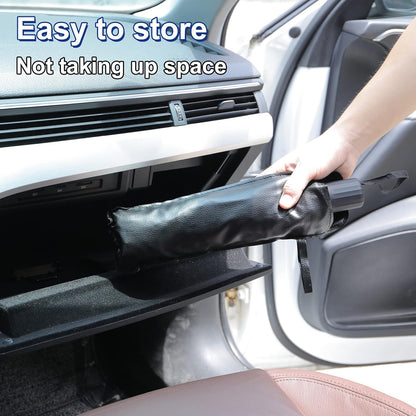 Foldable Windshield Sunshade Umbrella - Pop-Up Design For Instant Car Interior Heat & UV Protection