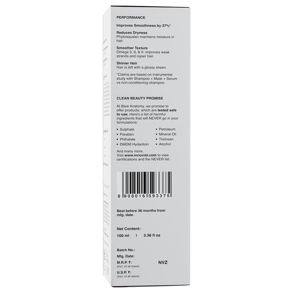 Hair Serum - Lightweight Frizz Control Formula For Smooth, Shiny & Manageable Hair