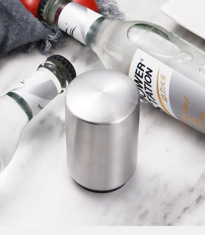 Automatic Push-Down Stainless Steel Beer Opener