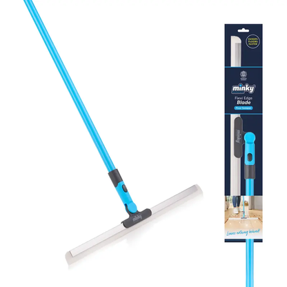 180° Rotating Silicone Floor Squeegee – Instantly Wipe Away Water, Hair & Dust Without Messy Tangling