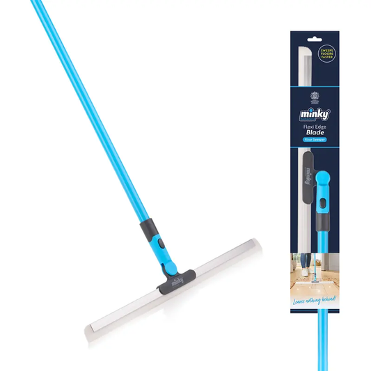 180° Rotating Silicone Floor Squeegee – Instantly Wipe Away Water, Hair & Dust Without Messy Tangling