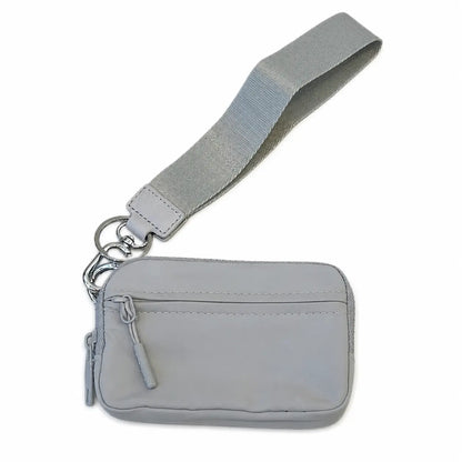 Ultra-Slim Minimalist Metal Wallet with RFID Blocking & Quick Access Pop-Up