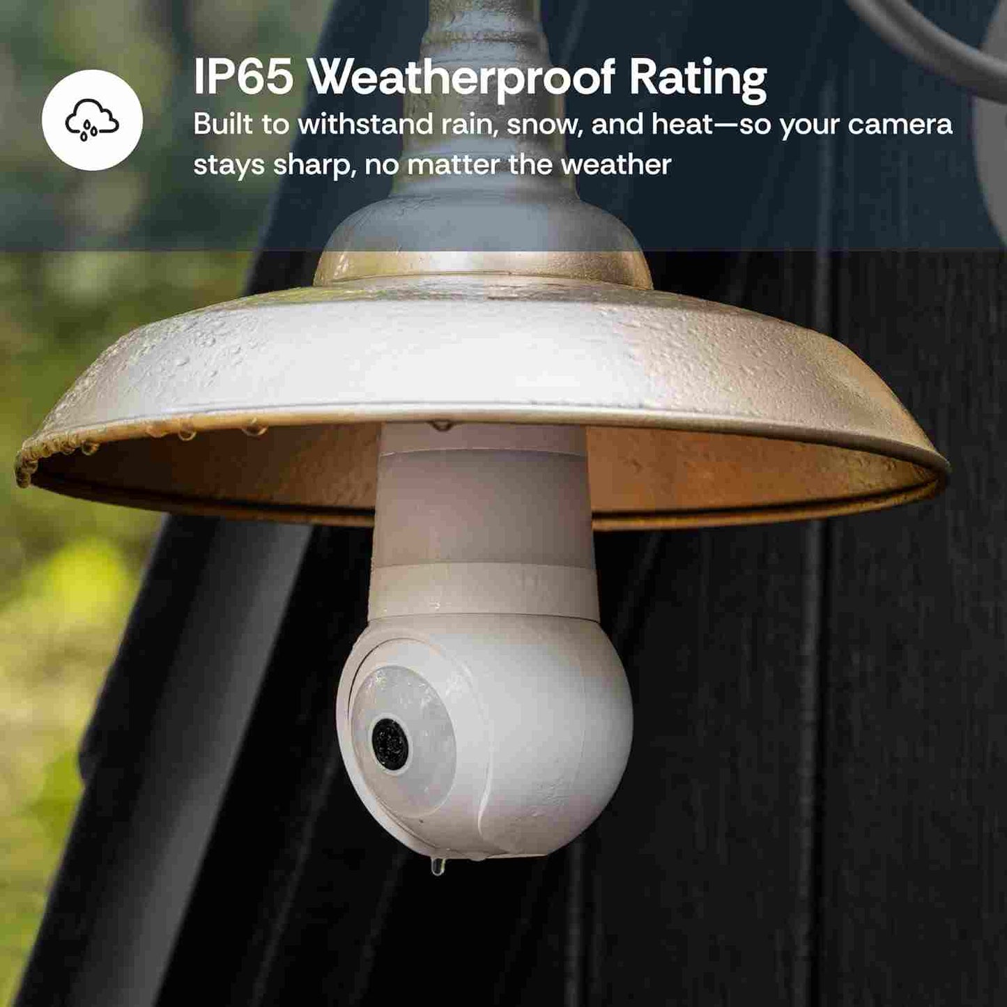 2K Wireless Light Bulb Security Camera