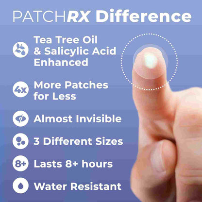 Shrink Stubborn Blemishes Overnight with Salicylic Hydrocolloid Patche