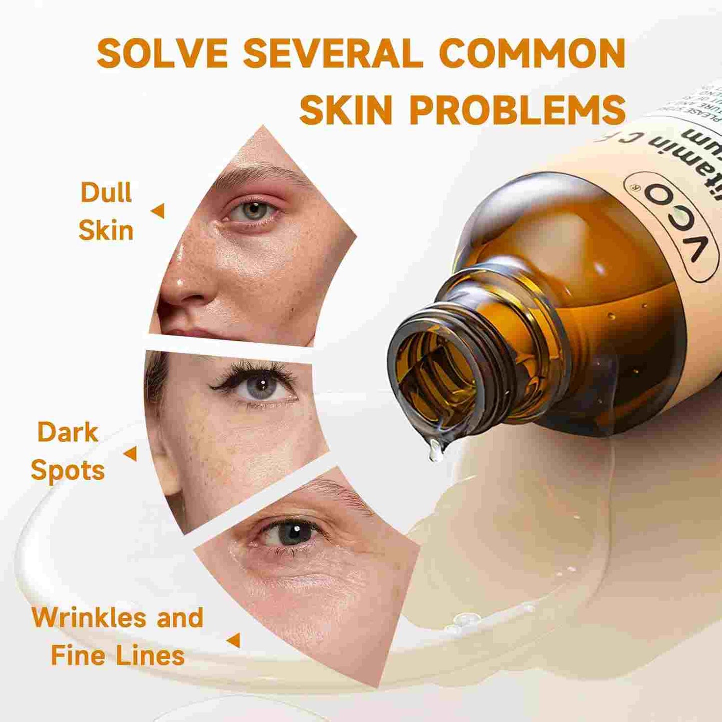 Brighten & Fade Dark Spots: 15% Active Vitamin C Anti-Aging Serum