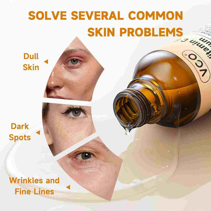 Brighten & Fade Dark Spots: 15% Active Vitamin C Anti-Aging Serum