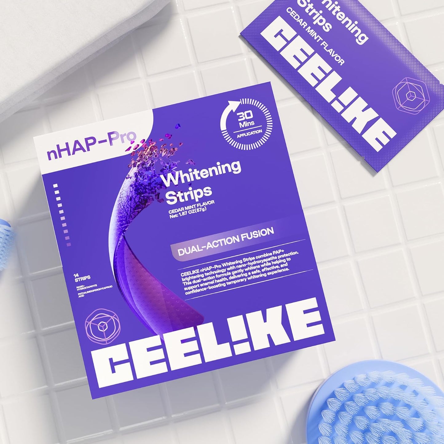 Teeth Whitening Strips - Peroxide-Free Formula For A Brighter Smile