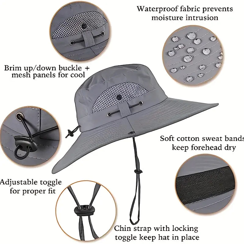 Solar Fan Hat - Dual Side Cooling Fans For Instant Outdoor Heat Relief