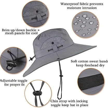 Solar Fan Hat - Dual Side Cooling Fans For Instant Outdoor Heat Relief