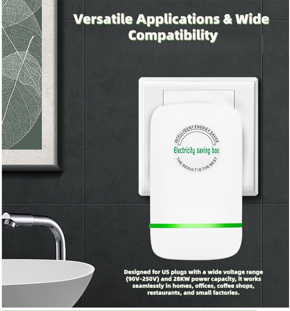 Smart Plug-In Electricity Saver – Stabilize Power & Reduce Waste Instantly