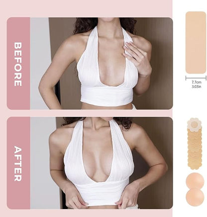 Boob Tape - Stretch Adhesive Support For An Invisible Lift