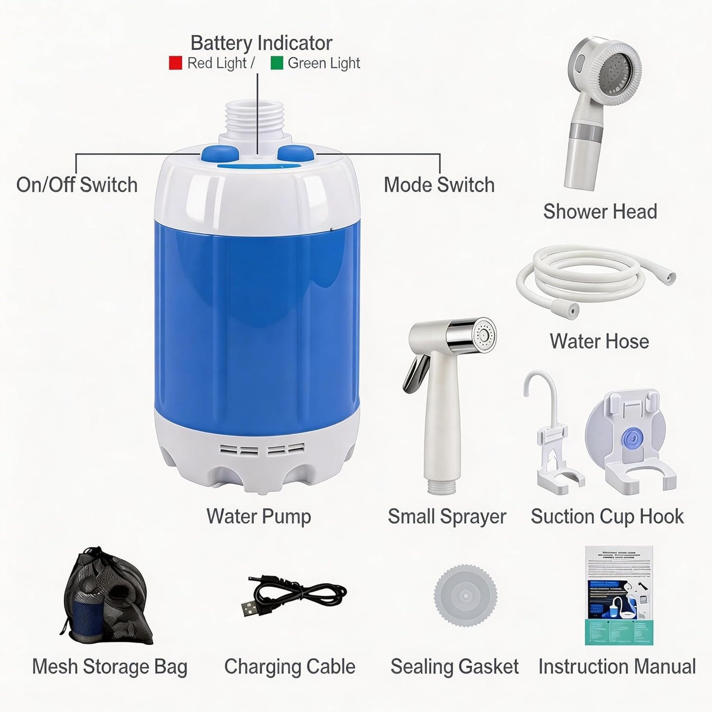 Refresh Anywhere: The Ultimate Portable Shower for Every Adventure