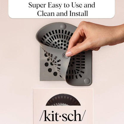 Shower Hair Catcher - Hair-Trapping Drain Cover For A Cleaner, Clog-Free Shower