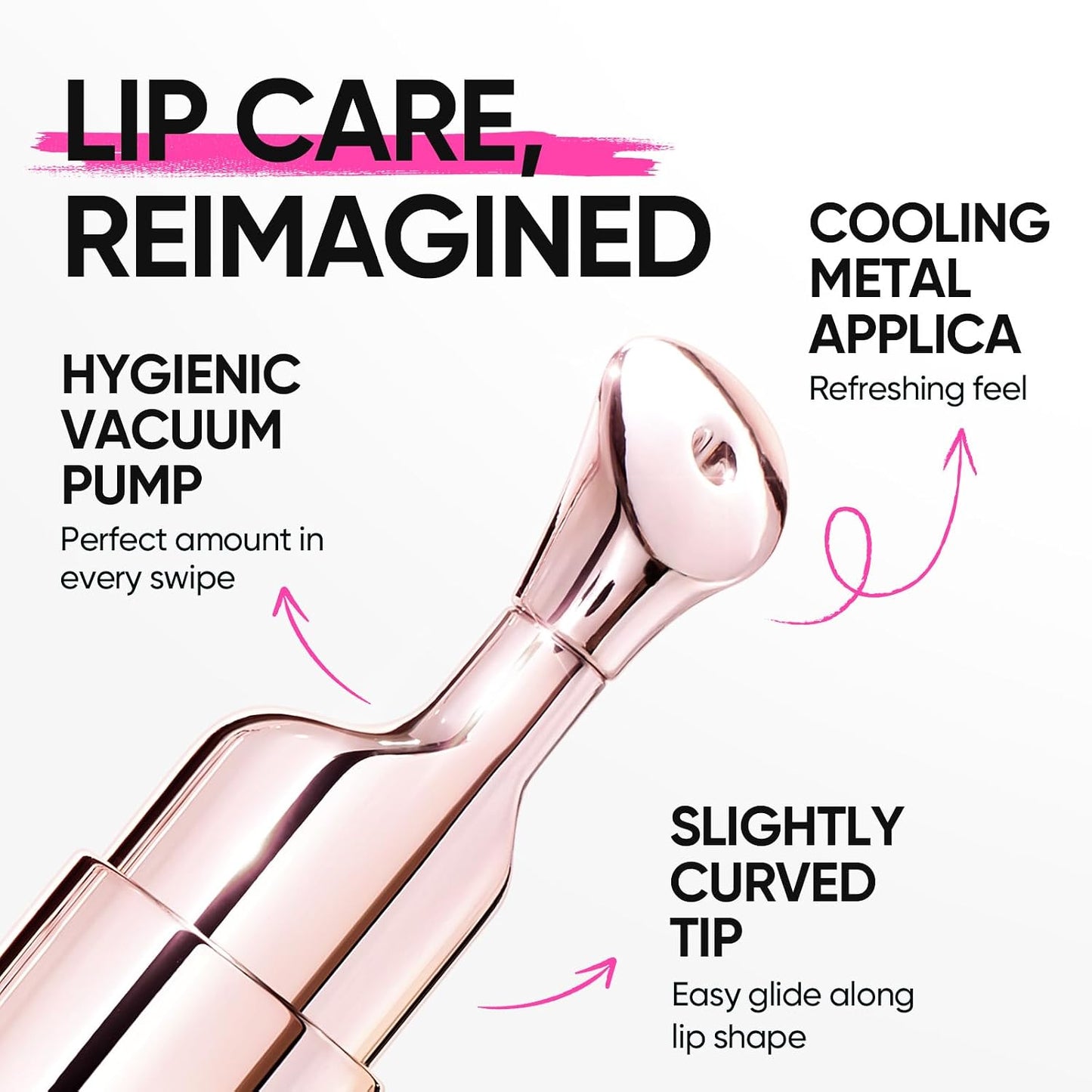 Lip Serum - Cooling Roller Formula For Glossy Hydrated Smooth Lips