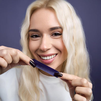 Cancel Yellow Stains Instantly with Purple Color-Correcting Tech