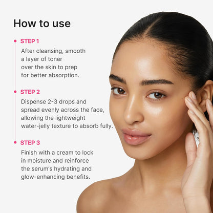 PDRN Pink Jelly Serum - Water-Jelly Formula For Glass Skin Glow