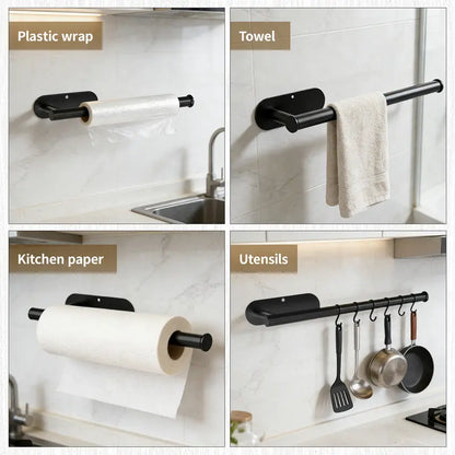 Under Cabinet Paper Towel Holder - Space-Saving Mount Design For A Cleaner, More Organized Kitchen