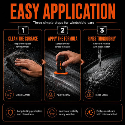 Windshield Oil Film Remover Cream – Restore Clear Glass & Improve Wiper Performance