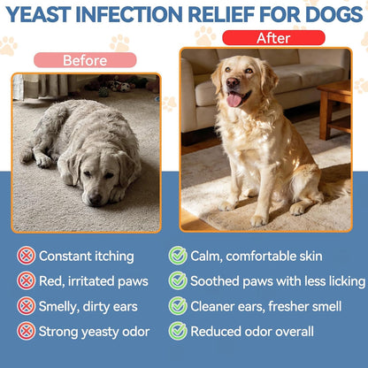 Dog Ear & Skin Relief Drops - Fast-Absorbing Comfort Support For Itchy Ears, Skin Irritation & Daily Hygiene Care