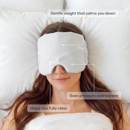 Weighted Sleep Mask – 360° Light Blocking Comfort For Deeper Sleep