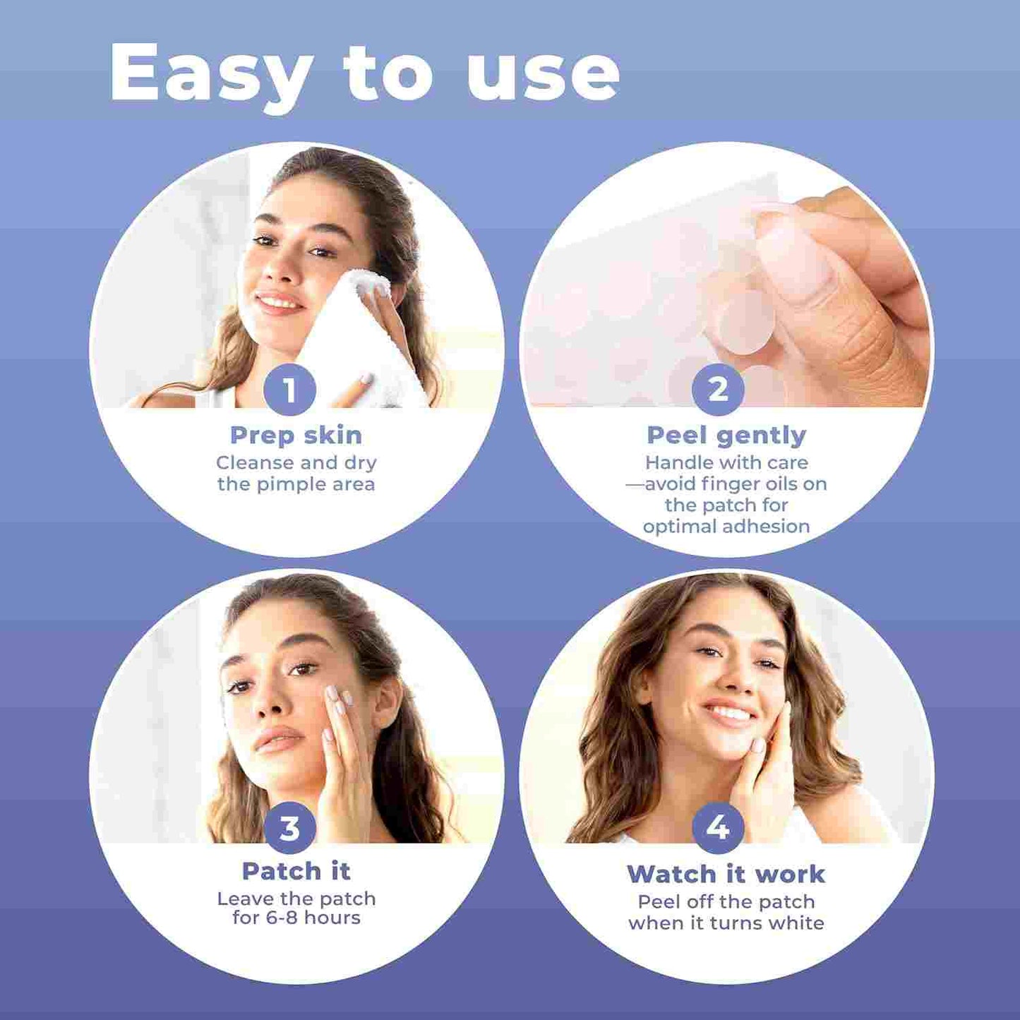 Shrink Stubborn Blemishes Overnight with Salicylic Hydrocolloid Patche