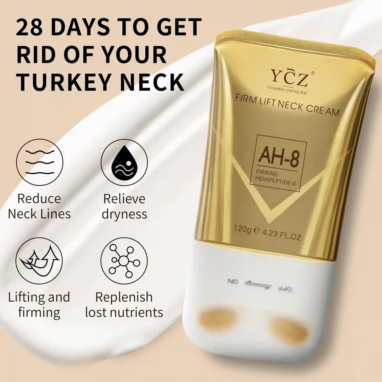 V-Roller Hexapeptide Neck Firming Cream