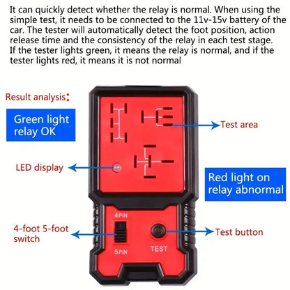 Pro-Series 12V/24V Automotive Relay Tester