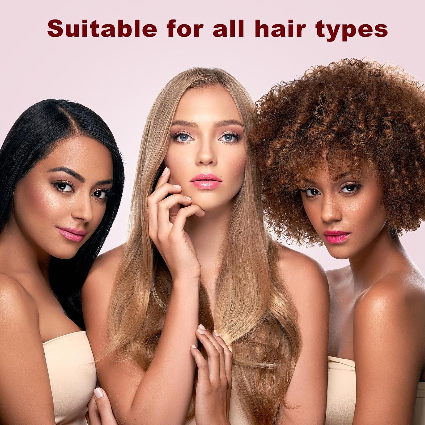2-in-1 Hair Dryer Brush - Hot Air & Negative Ion Technology For Smooth Voluminous Hair
