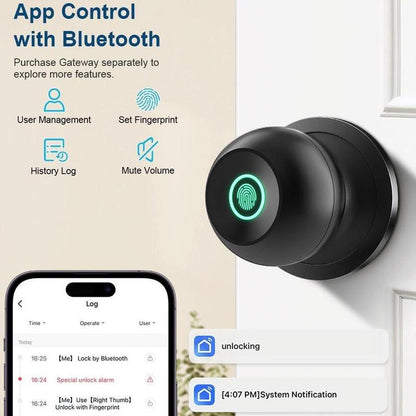 Unlock Your Room in 0.3s — The Ultimate Keyless Biometric Smart Knob