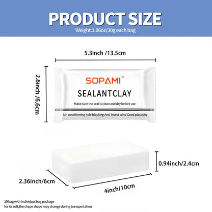 Sealant Clay - Moldable Waterproof Seal For Gaps & Cracks