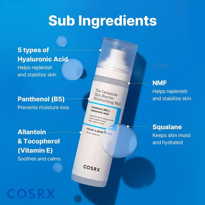 Ceramide Barrier Mist - Instant Hydration For Dry, Tight Skin Relief